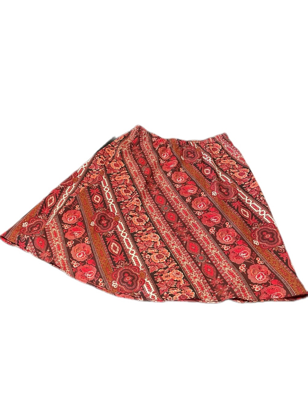 Tanjay Y2K Floral Skirt, Knee Length, Lined, Size 8P (M)
